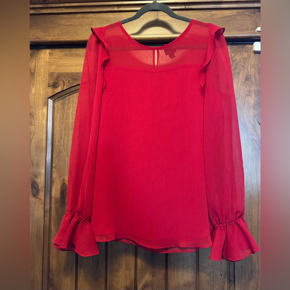 Blouse, long sleeve.
